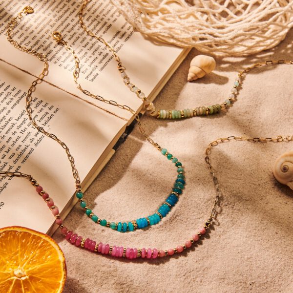 Biba ketting 61583mix01 blauw - Afbeelding 2