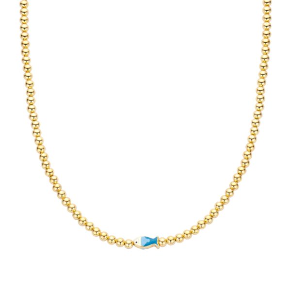 Biba ketting 61636mix02 blauw