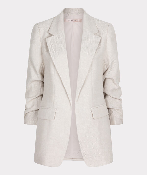 Esqualo blazer linen look sand
