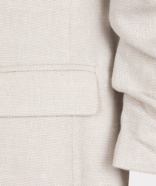 Esqualo blazer linen look sand - Afbeelding 3