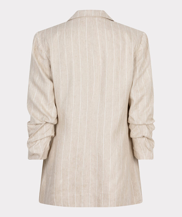 Esqualo blazer linen stripe sand - Afbeelding 2