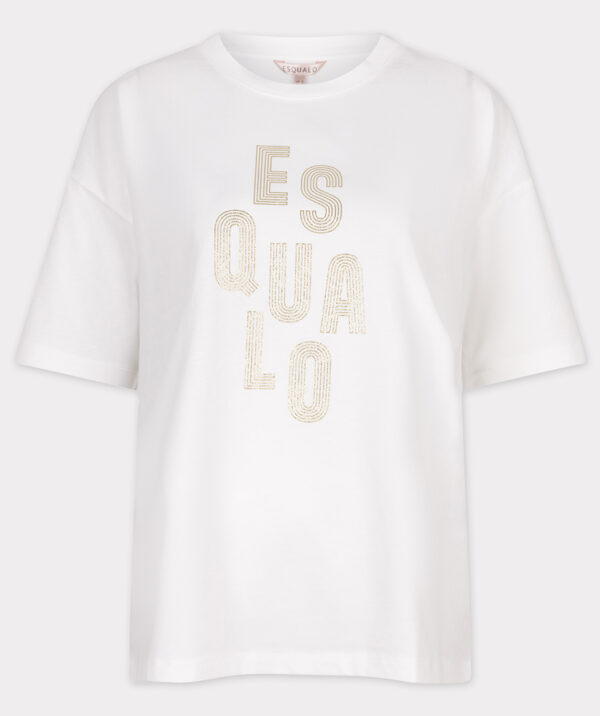 Esqualo t-shirt wide off white