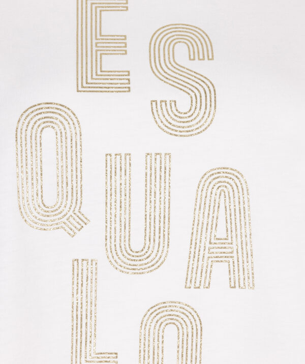 Esqualo t-shirt wide off white - Afbeelding 2